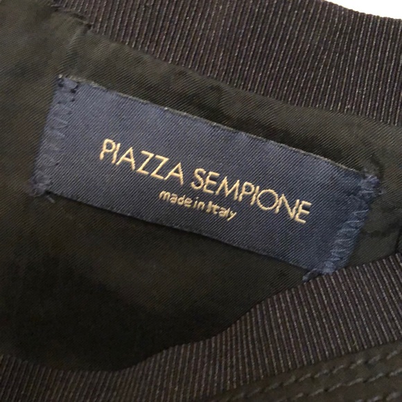 Piazza Sempione black knee-length skirt - Picture 3 of 4